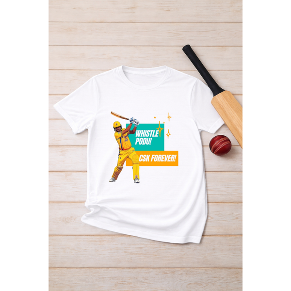 Whistle Podu CSK Forever T-Shirt